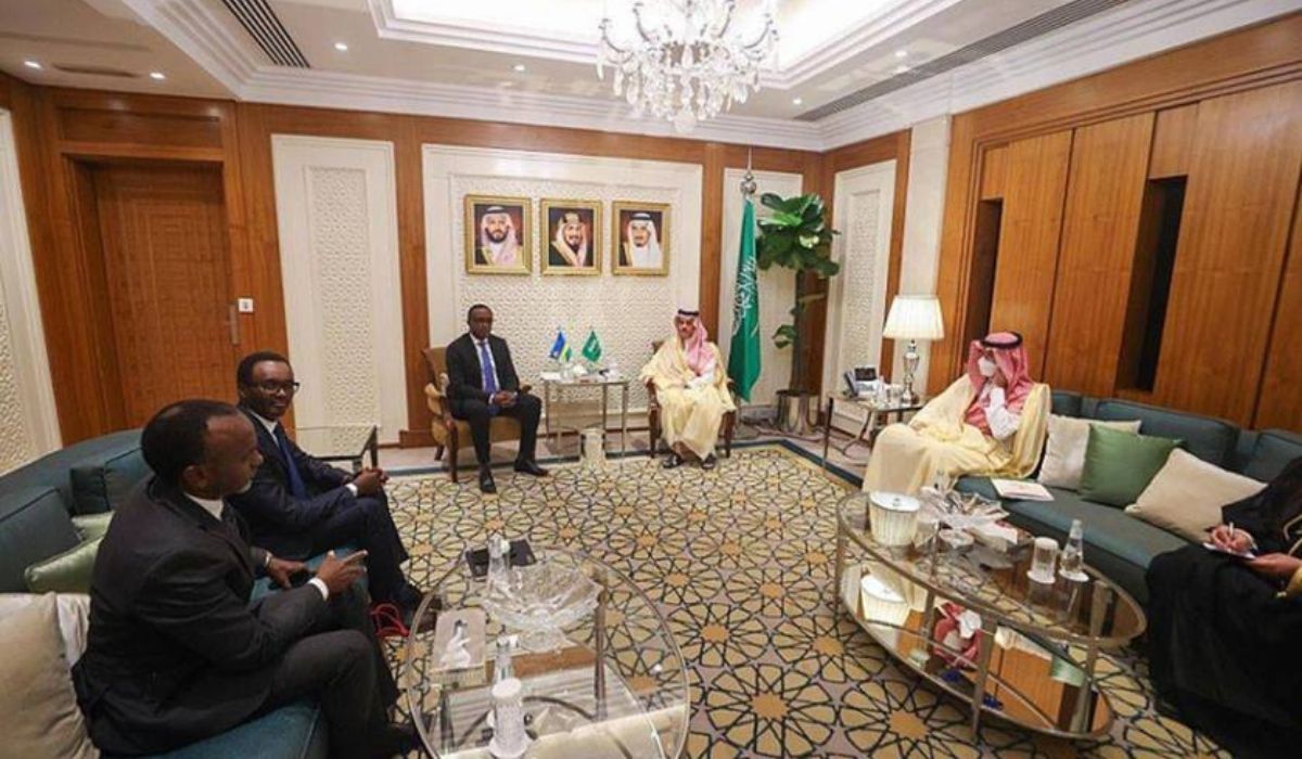 Saudi Foreign Minister Discusses Bilateral Relation with Rwandan Counterpart